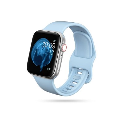 Curea Icon Band Compatibila Cu Apple Watch 1/2/3/4/5/6 (42/44mm), Albastru Deschis